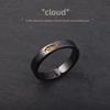 Ring Men's Tide Advanced Sense Index Finger Female Couple Ring Niche Design Titanium Steel Does Not Fade