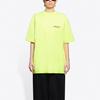 Balenciaga Political Campaign Large Fit T Shirt Fluo Yellow 641655TJVF77110
