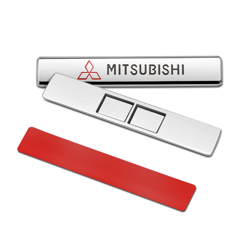 For Mitsubishi L200 Asx Pajero Sport Xpander Delica Mirage Car Badge Vehicle Body Side Metal Stickers Auto Accesorios Para HZ8