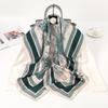 110*110cm Floral Silk Shawl Stoles Premium Square Scarf Soft and Skin Friendly Comfortable Ladies Square Scarf Shawl