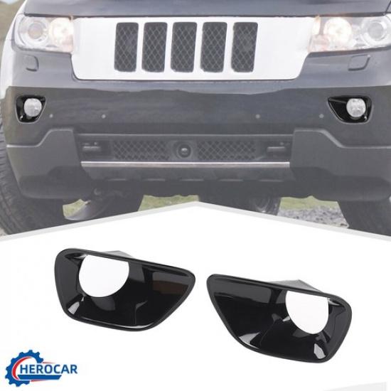Front Fog Light Lamp Cover Frame Trim Bezel Ert For Jeep Grand Cherokee 11-13