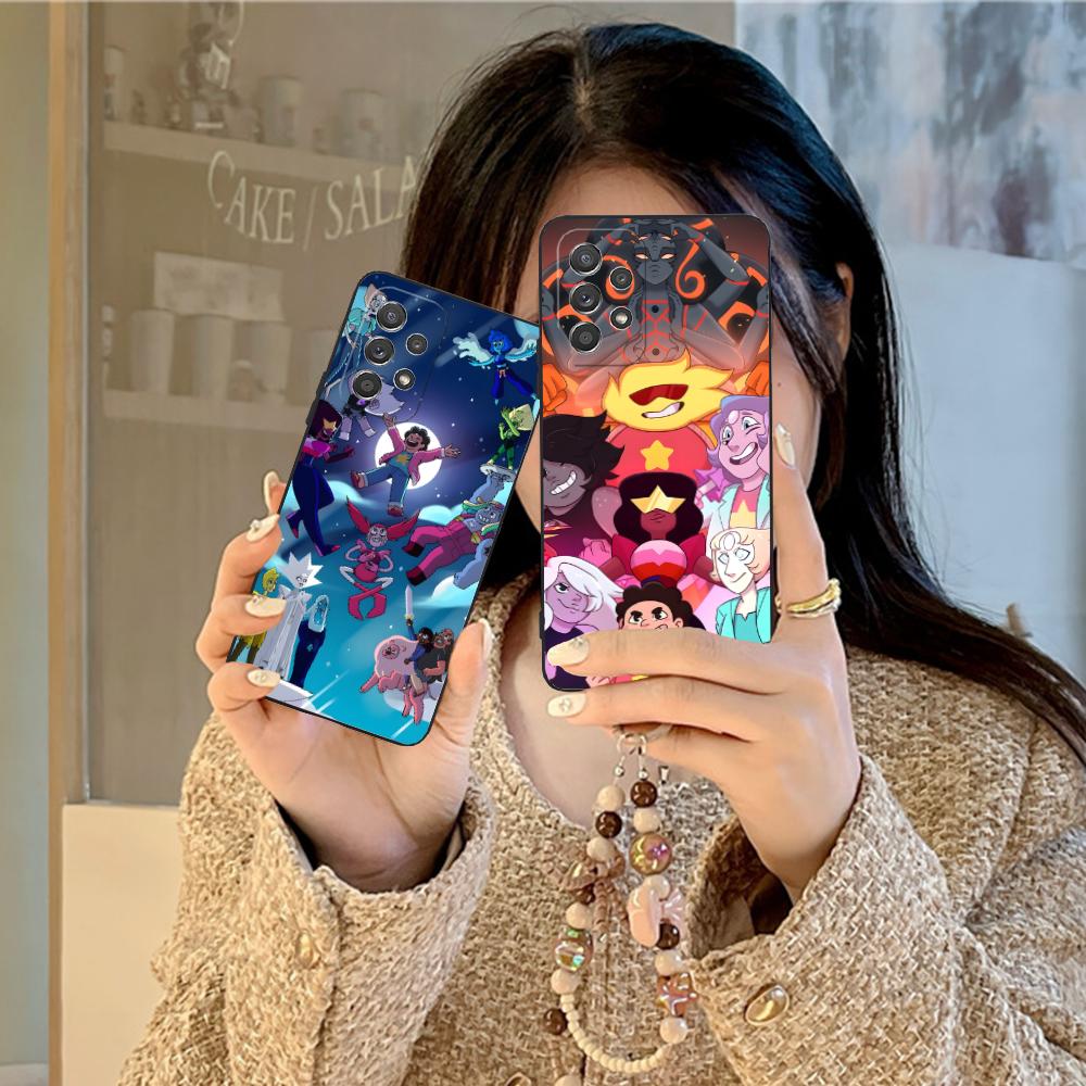 Steven Universe Mobile Phone Case for Samsung Galaxy M55 54 42 35 34 33 32 23 22 15 14 13 12 F55 5G Colour Protective Cellphones