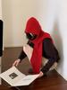 Winter Knit Balaclava Hat with Hood and Neck Warm and Slimming Cute and Solid Perfect for or Cycling Women's Scarf, 2-in-1 Warmer, Hood, Color,
