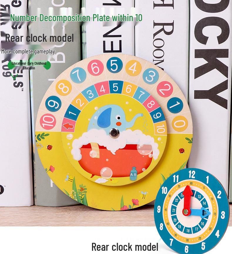 

Jumping Horse Montessori Arithmetic Learning Clock for Kids