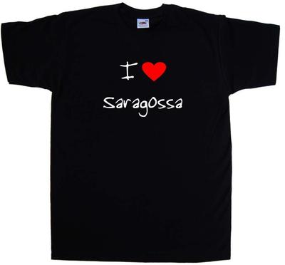 I Love Heart Saragossa T-Shirt