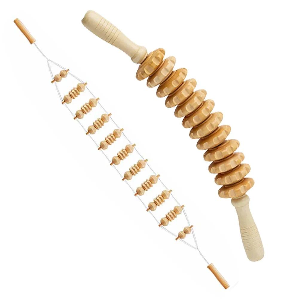 Wood Skin Scraping Therapy Complete Kit Maderotherapy Kit For Reductive Massage Professional Wood Massage Tool For Body Contour