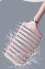 BEWAVE Hair Brush for Blow Breathable Curved Detangling Brush for Men and and Straight Pink Drying, Women, Wet, Dry, Curly, Thick, Hair,