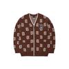 New MLB Base Logo Sweaters Unisex Brown 3AKCM0124-43BRD