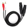 JORINDO Microphone Cable Dual XLR Female To Dual RCA Balanced Signal Interconnection Cord