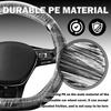 100PCS Car Disposable Steering Wheel Covers,Plastic Steering Wheel Cover Provides Protection with Elastic Band Design,Essential Disposable Car