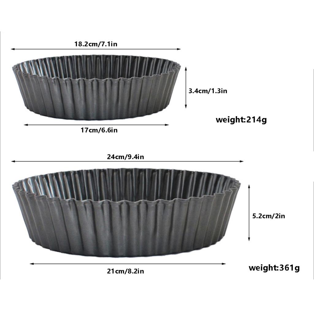 Round Shape Cake Mold Movable Bottom Kitchen Pizza Cake Mold Baking Tray