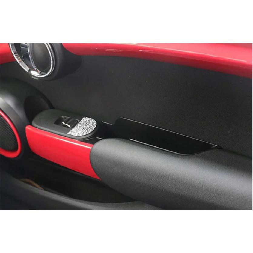 For MINI Cooper S F55 JCW F56 Accessories  Car Door Handle Storage Box For MINI F55 Mobile Phone Holder Bag Case