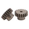 2Pcs RC Motor Gear Set Easy to Install M0.6 20T Steel Pinion Motor Gears for 112 116 Remote