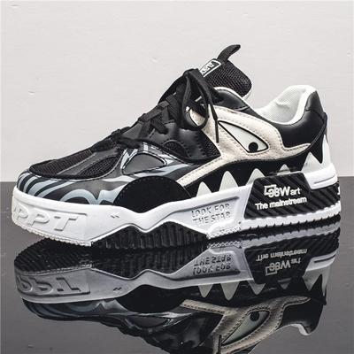 Shoes for Men Casual Platform Sneakes Men Lace Up Trainers Fashion Student Sneakes Mens Vulcanized Walking Shoes Tenis Masculino