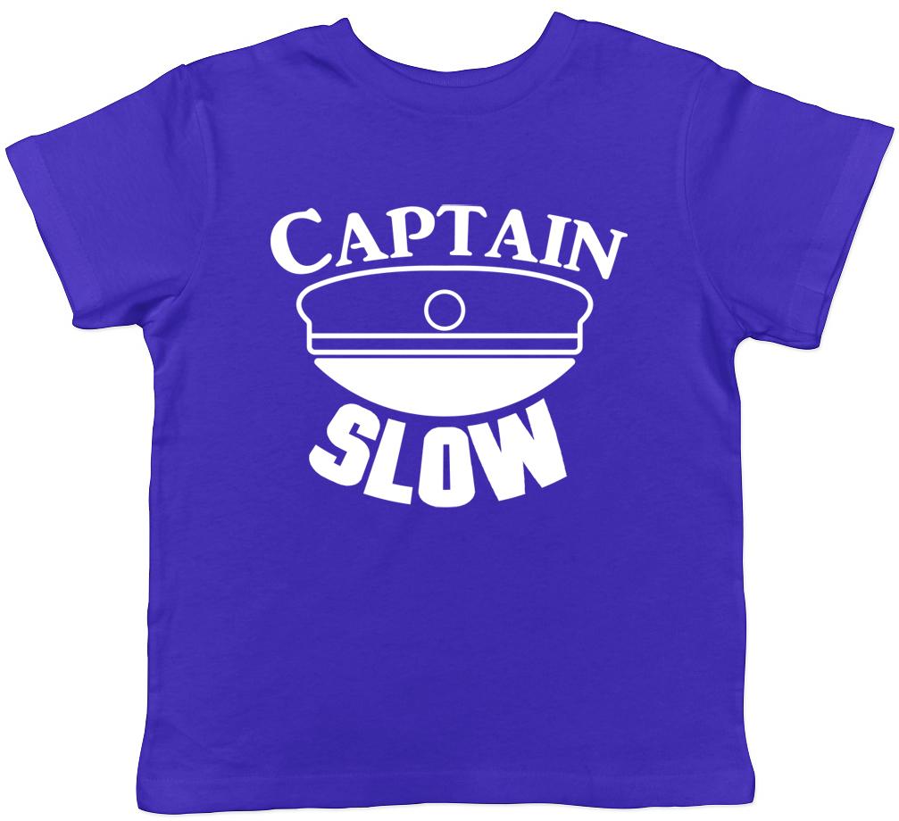 Captain Slow Boys Girls Funny Kids Childrens T-Shirt 110