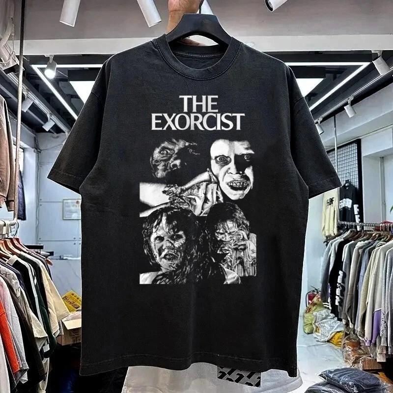 90s The Exorcist Movie Reprint Black Unisex T shirt Men Women S-5XL Unisex T-Shirt L