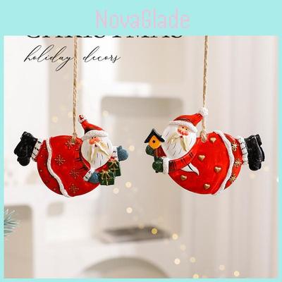 Christmas Deer Resin Tree Ornament For Holiday Decor With Cartoon Style And Festive Themes