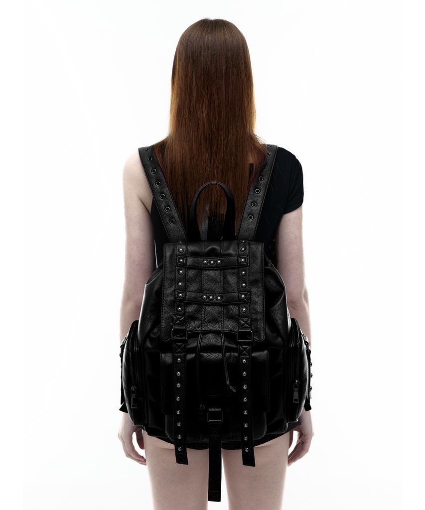 Opus 0012 Op. 10Vlad Studded Backpack Black