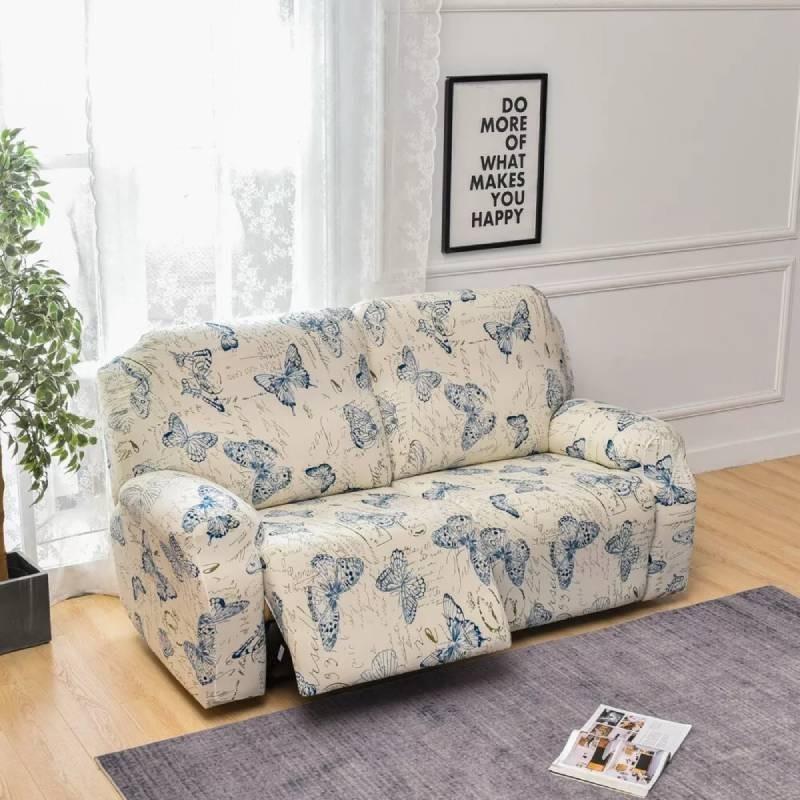 Modern Stylish Single Seat Recliner Cover Full Coverage Thick Fabric Protector
