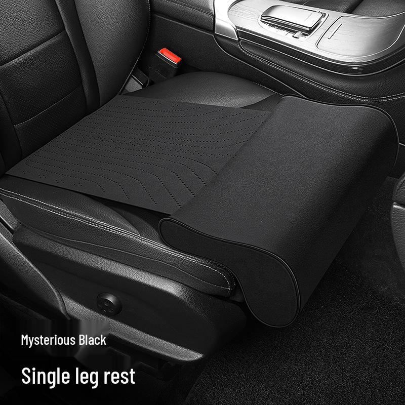 

Suede Car Seat Extension Leg Rest: Universal, Non-Slip Cushion for Driver & Passenger Seats, All-Season Use