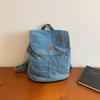 Large Capacity Backpack Women Denim Backpack
