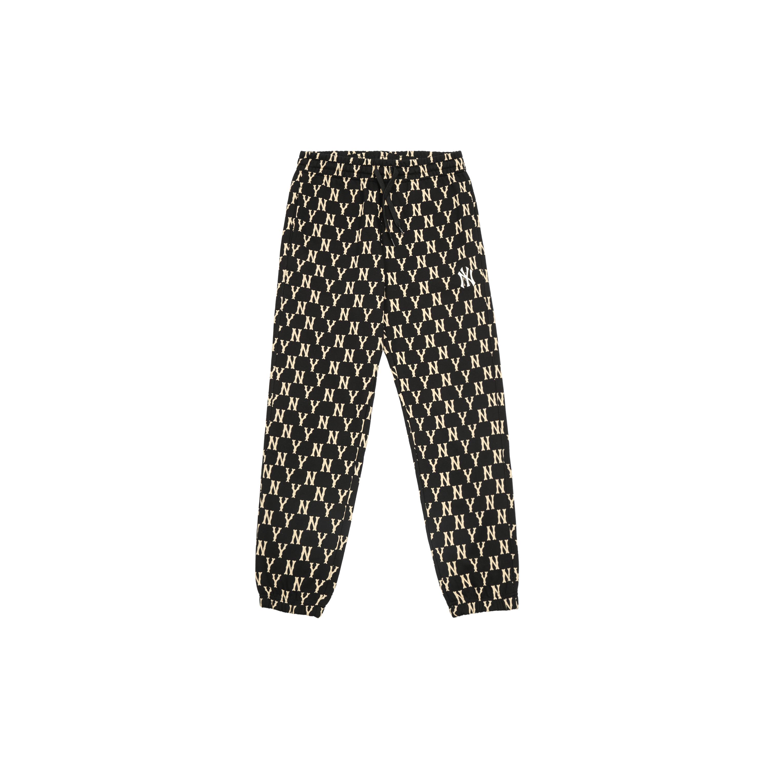 

New MLB Knitted Sports Pants Unisex Black 3ATPM0114-50BKS XL