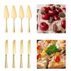 2/4Piece Stainless Steel Cake Knife Shovel Suit Golden Bread Knife Cake Cutting Tools Pizza Cheese Steak Shovel Baking Utensils