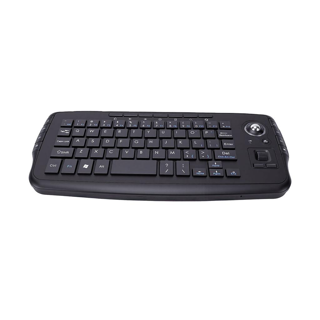 2.4Ghz Wireless Keyboard with Trackball Mouse Scroll Wheel for PC Support for Android TV Box