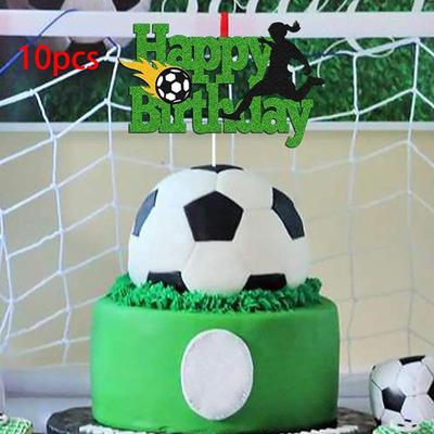 Ozdoby na futbalovú tortu Športové potreby Všetko najlepšie k narodeninám pre chlapcov