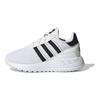 adidas Originals LA Trainer Antidérapantes Confortables Style Rétro Sports Décontractées Durables Chaussures de Marche Basses Chaussures Bébé Blanc FW0586