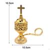 Decorative Incense Burner for Valentine's Day Gift Aluminum Alloy Figurine Office And