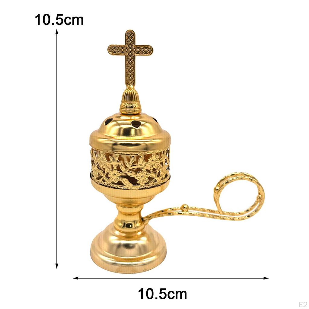 Decorative Incense Burner for Valentine's Day Gift Aluminum Alloy Figurine Office And
