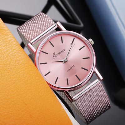 Damenuhr Weiblich Mädchen Frauen Uhren Luxus Casual Armband Edelstahl Zifferblatt Quarz Armbänder Einfache perlen