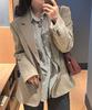 MIND BRIDGE WOMEN [W] Oversized Single Two-Button Blazer - 3 Colors