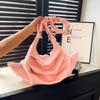 Large Capacity Bag 2025 New Korean Version Fashion Pleated Shoulder Bag Women's Trend Versatile Messenger Underarm Bag Pu