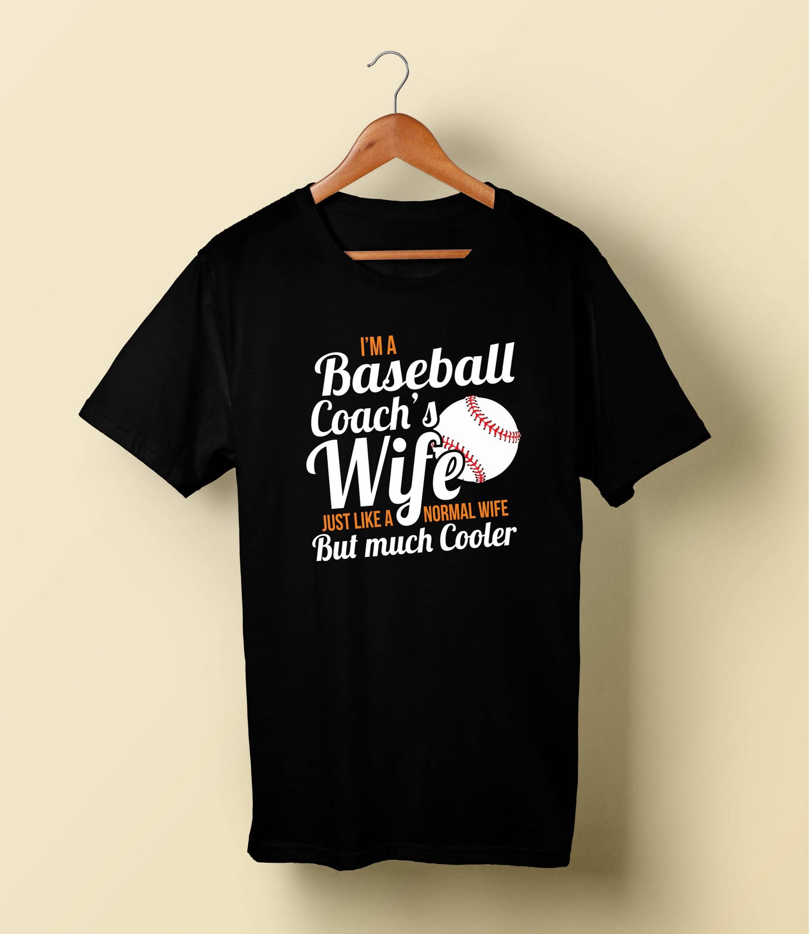 Womens Coaches Wife Shirt Wife Baseball Cool Gift Unisex Tee Shirt Baseball Coaches Wife Shirt 2XL