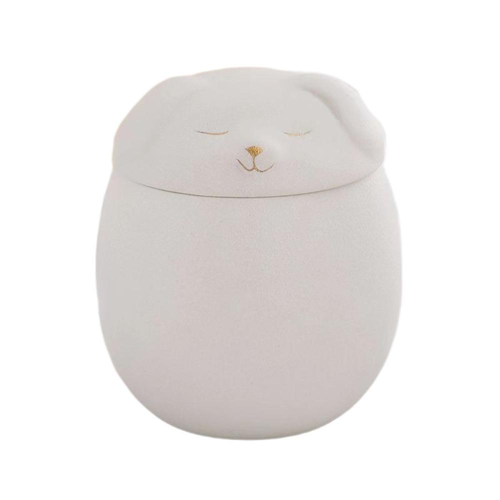 Ceramic Ashes Storage Box 200ml Dog Cat Cremation Urns Funeral Urn for Pets  Desktop Decoration