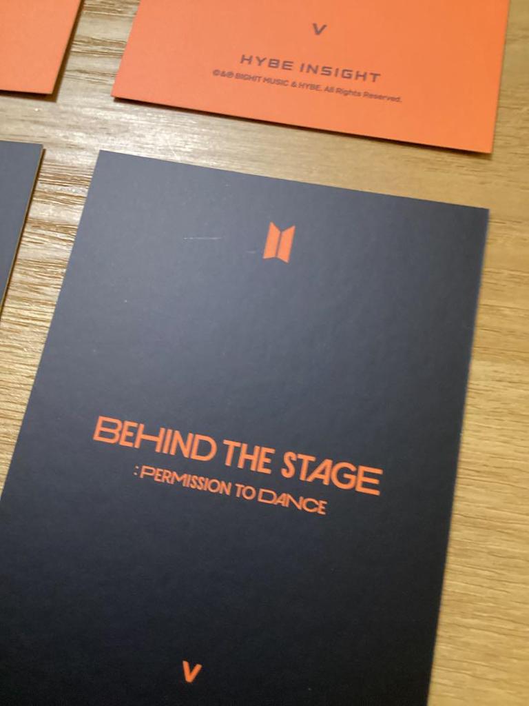 [USED] BTS PERMISSION TO DANCE Exhibition Mini Photo Taehyung