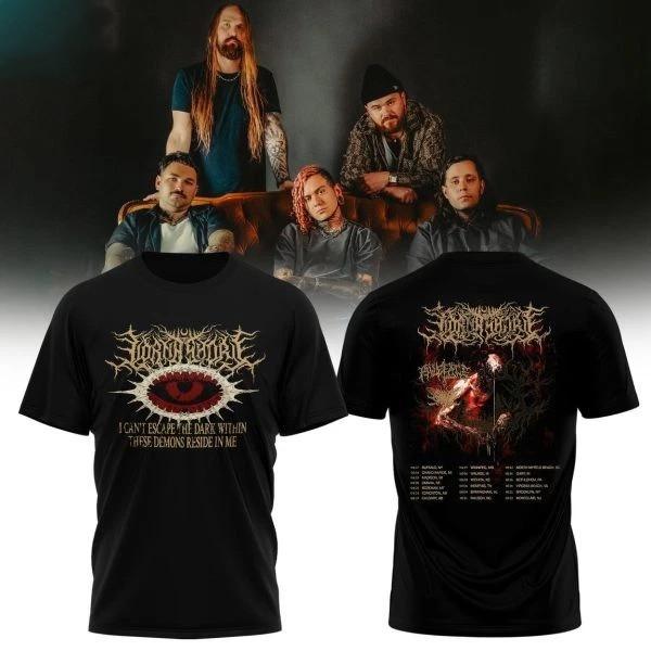 HOTLorna Shore 2026 North America Tour Deathcore TShirt 2D Unisex T-Shirt XXXXL