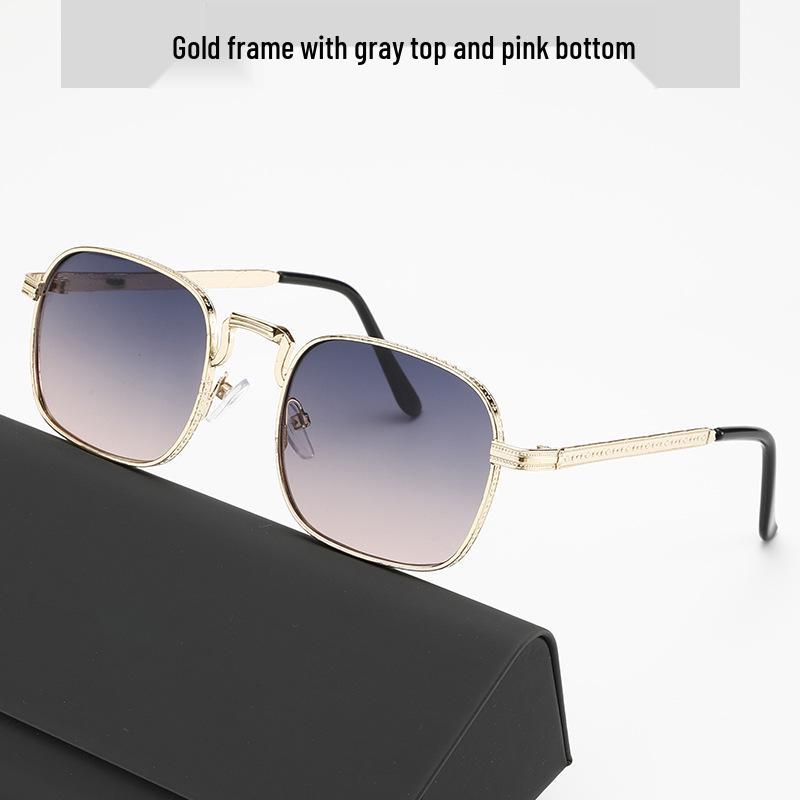 High-end Retro Cat Eye UV Protection Metal Sunglasses for Women