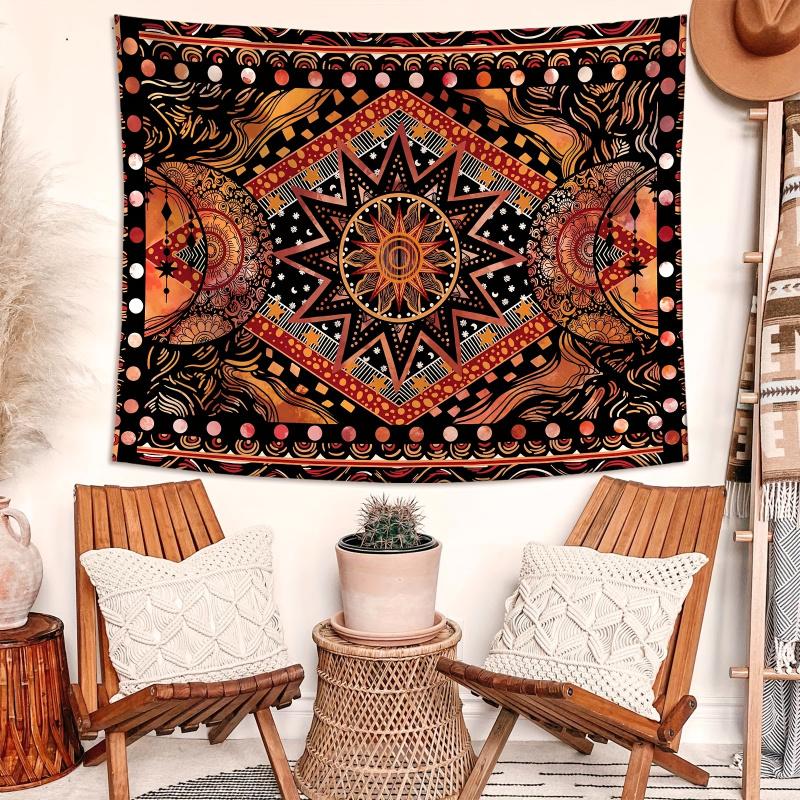 VIKAMA Bohemian Mandala Tapestry Exotic Style Suitable for Living Rooms Bedrooms Guesthouses Study Rooms Home Decor
