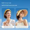 Women's Lightweight Sunshade Cap - Rollable, Breathable, UV Protection, Hair Tie Included
