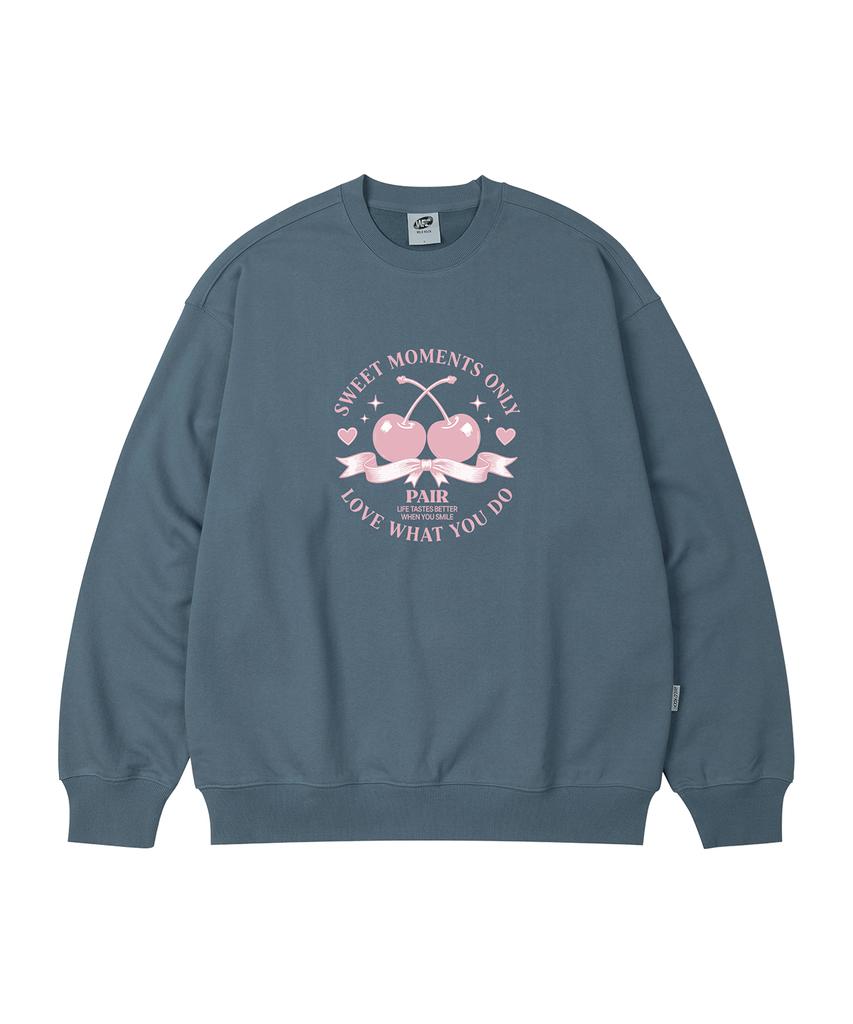 WILDROCK Cherry Pear Oversized Sweatshirt_9 Col (A Type)