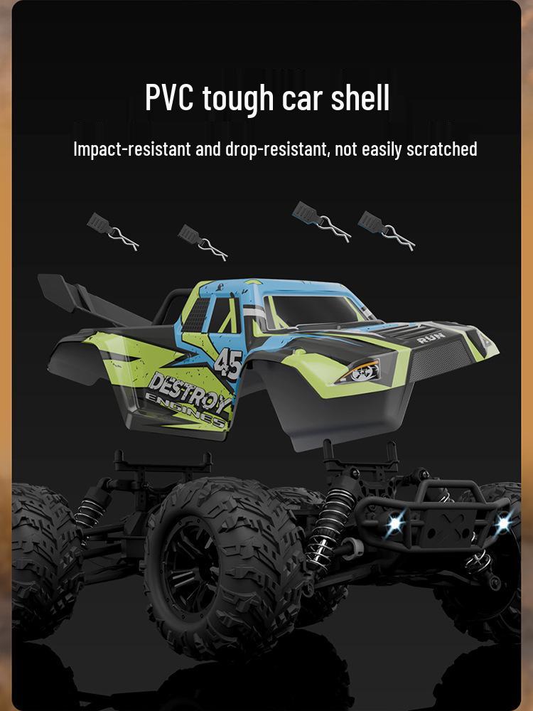 Cross-Border Professional High-Speed RC Off-Road Drifting Car - Four-Wheel Drive Electric Climbing Big Foot Toy for Adults.