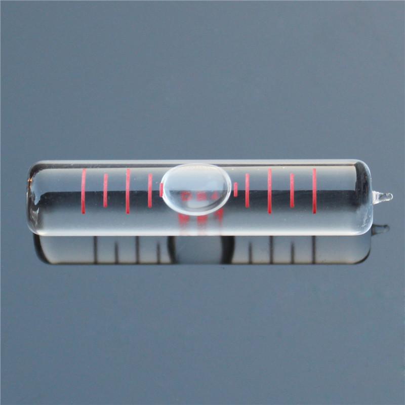 Multiple Specifications and Precision New Glass Tube Level Bubble High Precision Spirit Level Green Liquid Blister Diameter 9mm