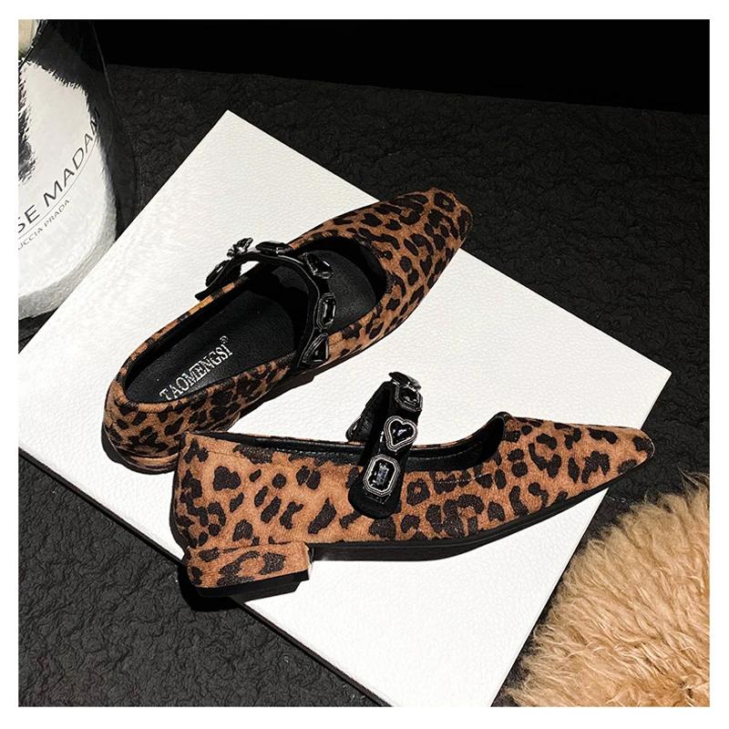 Spring Women Shoes Modern Pumps France Style Mary Jane High Heels Shoes Ladies Party Dress Shoes
