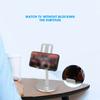 Universal Mobile Phone Holder Support Bracket Stand Height Angle Adjustable with Base for Desktopblack