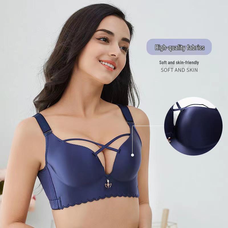 Plus Size Seamless Wire-Free Bra for Women - Smooth, Sexy, Side Support 