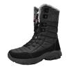 New large size outdoor thick-soled snow boots men's medium and high top velvet thermal casual cotton boots trendy shoes