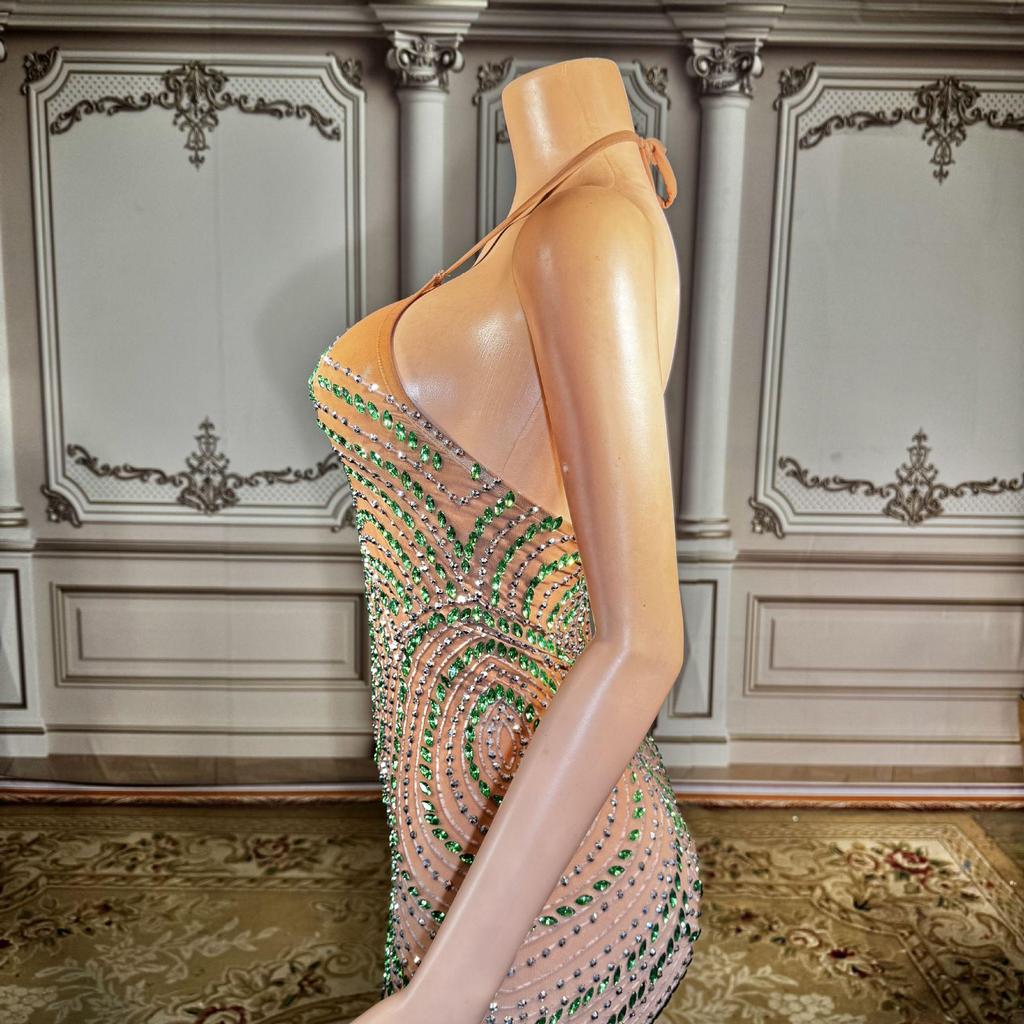 Europäisches & Amerikanisches Strass Bodycon Kleid - Sexy Nachtclub, Party, Abendmode.